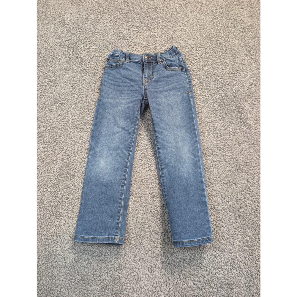 Cat & Jack Jeans Girls Size 5 Straight Stretch (0643)